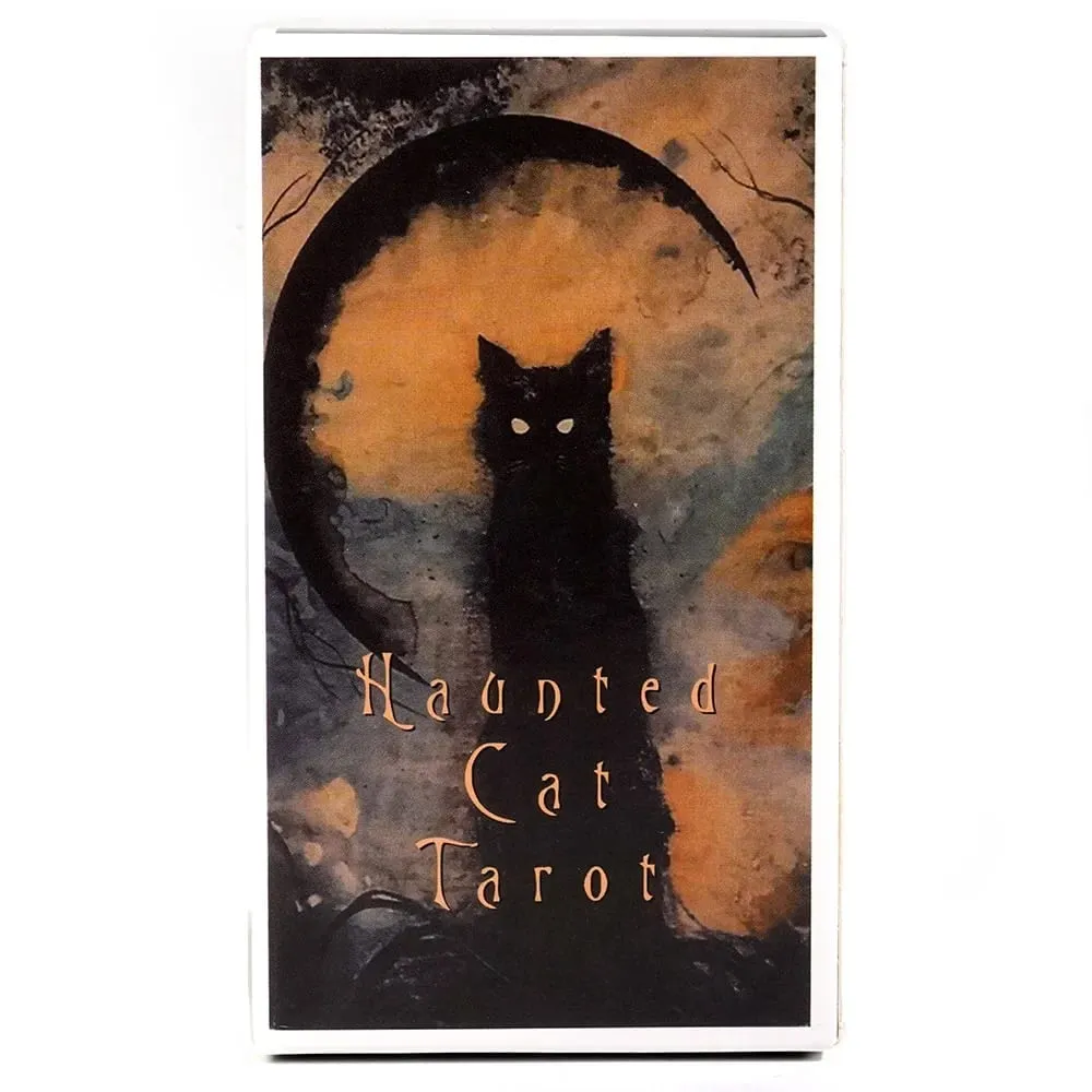 ÚJ Aranyos macska tarot kártyák Társaspakli játékok Oracle For Fate Divination Party családi tarot pakli