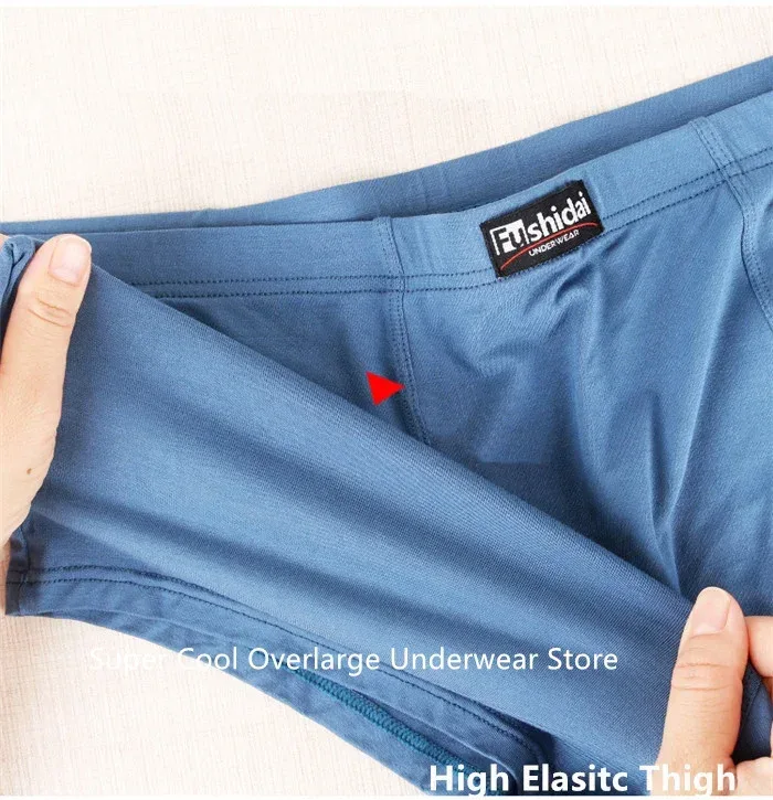 Boxershorts Men Modal Panties 200KG Soft 13XL Panlalaking Panloob Plus Size 12XL Jumbo Underpant Loose 9XL 5XL Red Black Malaking Boxer — image 10