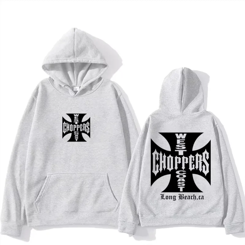 Paul Walker West Coast Choppers Hoodie Herr Dammode Mode Topp hiphopkläder Fleece långärmad vintagetröja