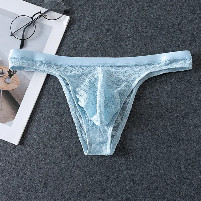 Men Thongs Briefs Jacquard Sheer Men's Underwear Sexy Accessories Hot Low Rise Pouch Very Hot Lingerie Breathable Underpants — image 14