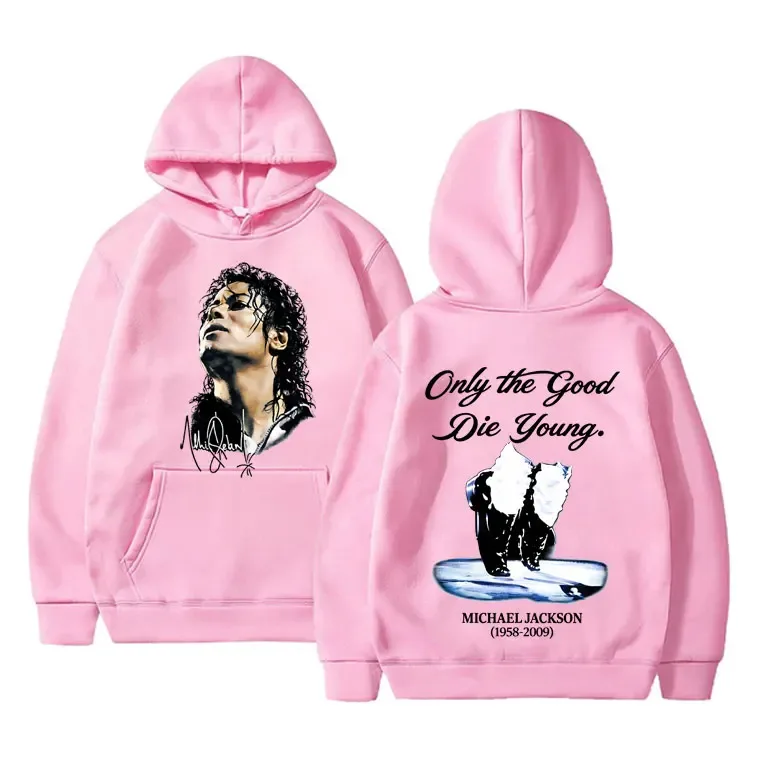 Michael Jackson King of Pop Hoodie Men Women Vintage Gothic Rock Sweatshirt Men's Punk Oversized Pullovers Hoodies Streetwear — image 7