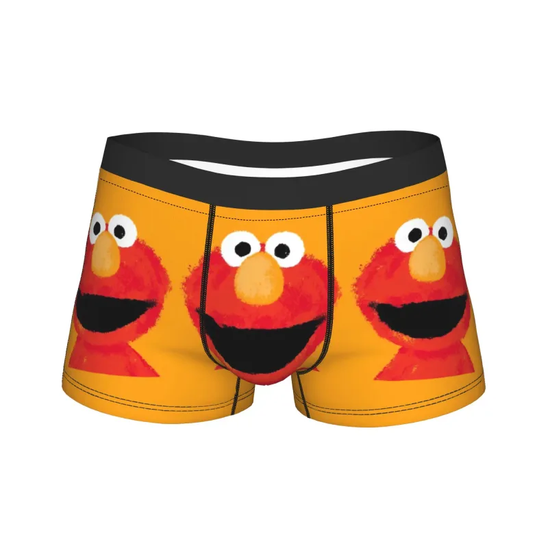 S-Sesames Streets Tango Elmo at Grover Underwear Men Shorts Briefs Nakakatuwang Boxershorts Quality Customs Oversize Panties — image 17