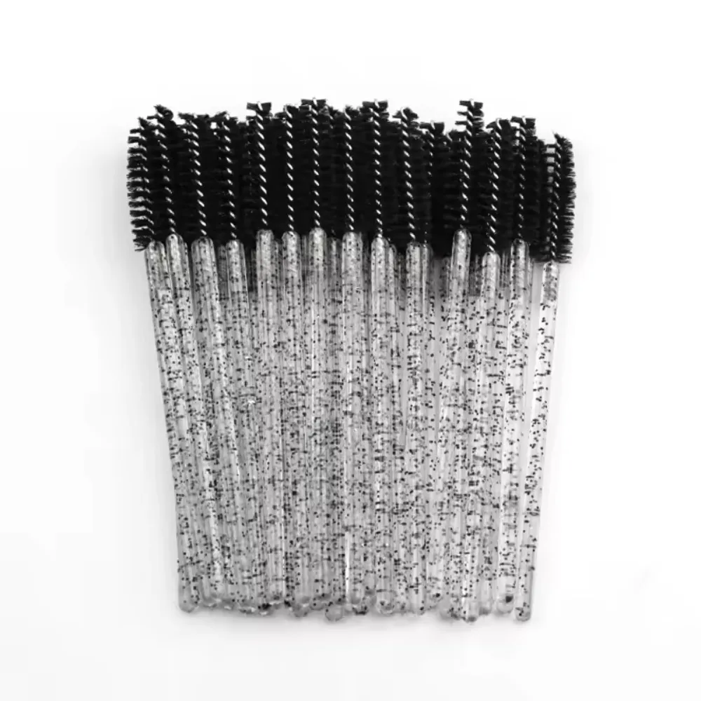 50-100PCS Crystal Eyelash Brush Combs Professional Eye Lash Extension Mascara Wands Makeup Beauty Tool for Eyelashes — image 2