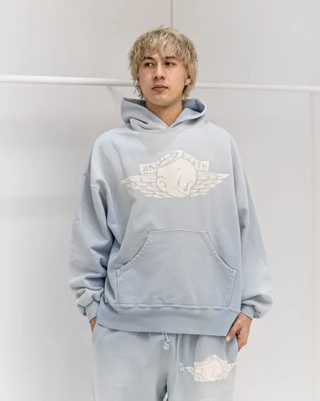 26SS New SAINT Mxxxxxx BABY MICHAEL HOODIE High-Street Oversized Cotton Hooded Sweater Printed Washed Hoodies For Men — image 20