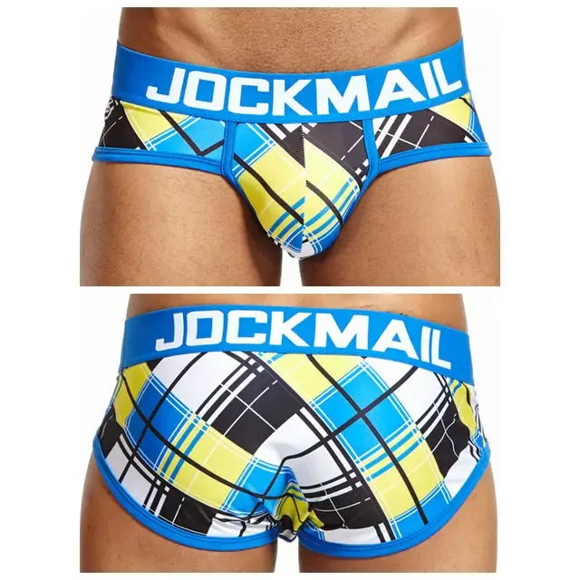 Mapaglarong masaya Sexy Men Underwear Print Underpants Ice silk Briefs Cueca Gay Male Panties Slip 21 Pattern design Shorts — image 51