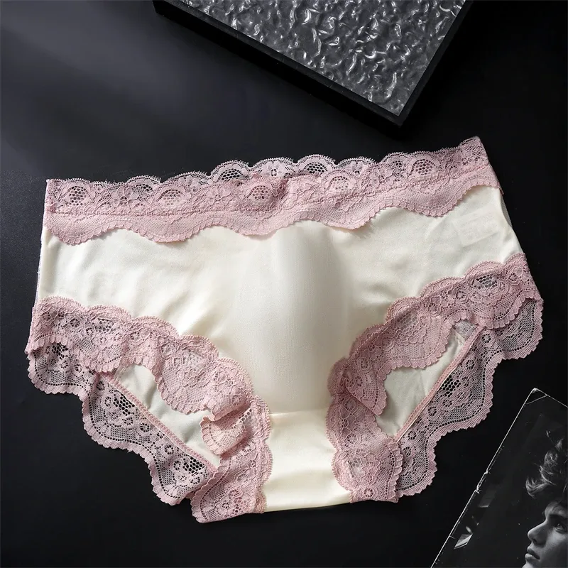adults 18 plus Satin Sexy men's underwea lace 3D pocket cuecas masculino bow calzoncillos hombre elasticity sexys shopping tøy — image 6