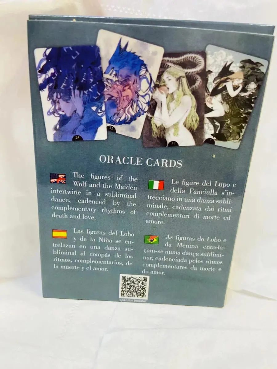Loputyn Oracle cards A 36 Deck English Visions Divination Party Επιτραπέζιο παιχνίδι Μαντική Προφητεία Επιτραπέζια παιχνίδια Tarot Deck