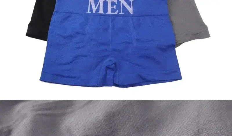 5 Pcs Men’s Boxer Briefs High Elastic Breathable Underwear Soft Cotton Stretch Shorts Comfortable Plain Color Panties — image 3