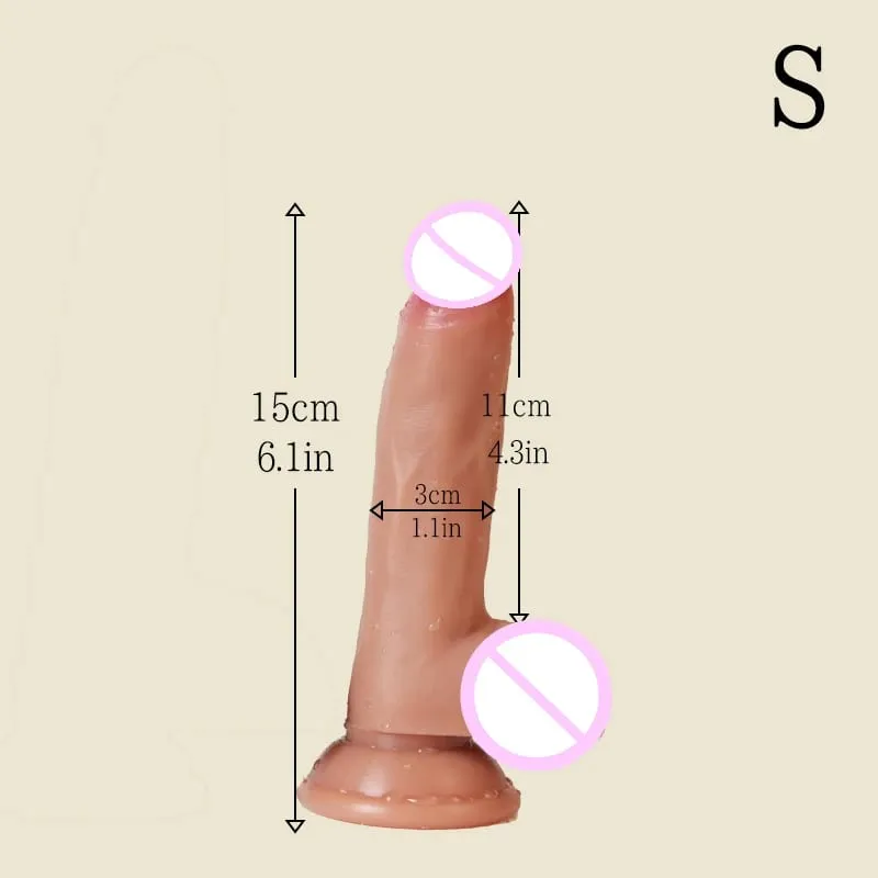 Realistic Dildos Silicone Penis 6/7/9 Inch Huge Dildos with Suction Cup for Women Masturbation Lesbain Anal Sex Toys for Adults
