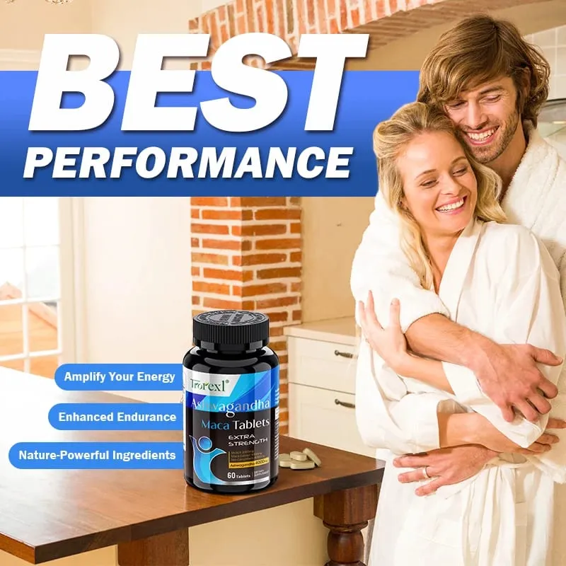 Organic Ashwagandha Pills Men Enhancing Supplement Improve Size Endurance Supports Reproductive Health Natural Energize — image 2