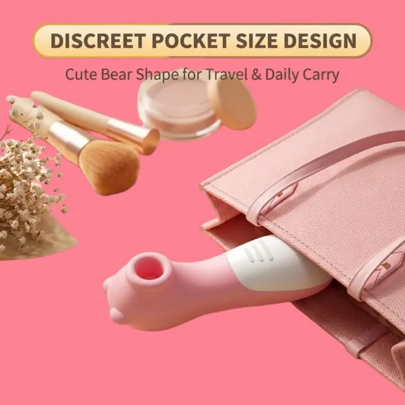 Portable Clitoral Sucking Vibrator Vacuum Stimulator Massager 10 Speeds Rechargeable Waterproof Sex Toy for Women