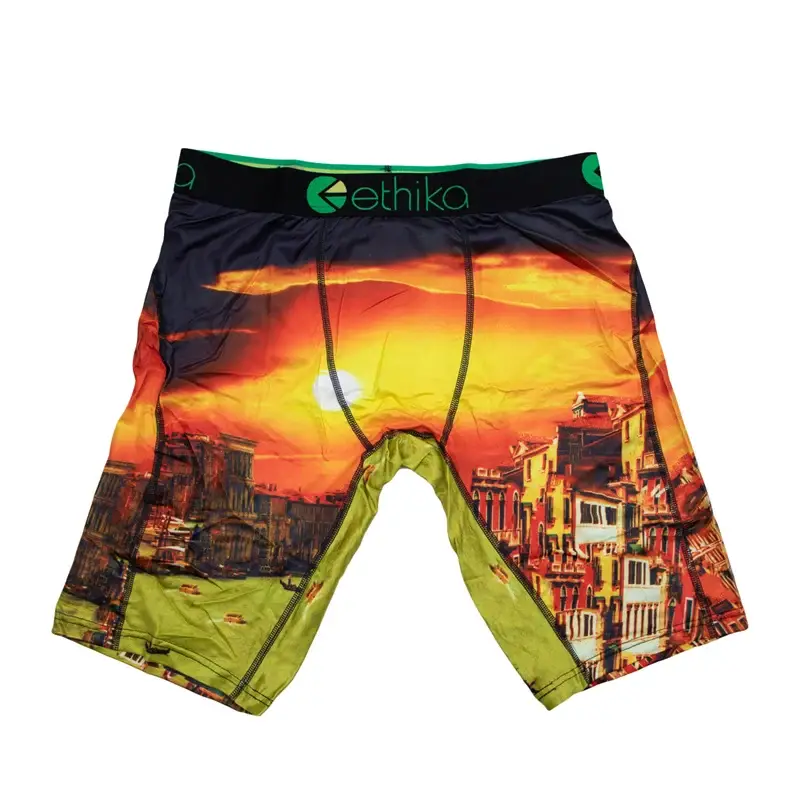 1Pcs Men Underwear Boxers Breathable Mesh Mens Underpants Plus Size Man Swimming Boxer Briefs Summer Sexy Men's Panties — image 13