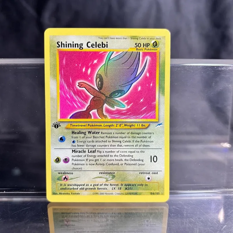 Holographic PKM Single Cards Charizard EX Pikachu 1st Edition Neo Mewtwo Συλλογή καρτών μεσολάβησης PTCG Battle Cards Παιχνίδια Δώρα