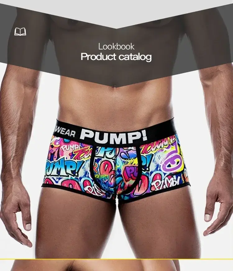1- 4PCS Men's Cotton Nylon Blend Boxer Briefs All-Over Graffiti Print Wide Elastic Waistband Non-Tight Fashion Sport Underwear — image 18