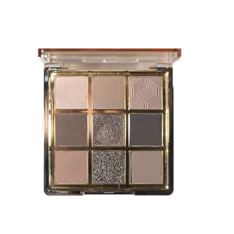 Παλέτα σκιών ματιών 9 χρωμάτων Pearl Matte Shimmer Eye Shadow Shiny Sequins Eye Contouring Pigments Μεταλλικό μακιγιάζ ματιών — image 5