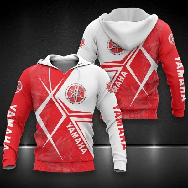 Yamaha Motorcykel Huvtröja Herr 3D Tryckt Pullover Högkvalitativ Street Style Sweatshirt Vindjacka Sportkläder — image 4