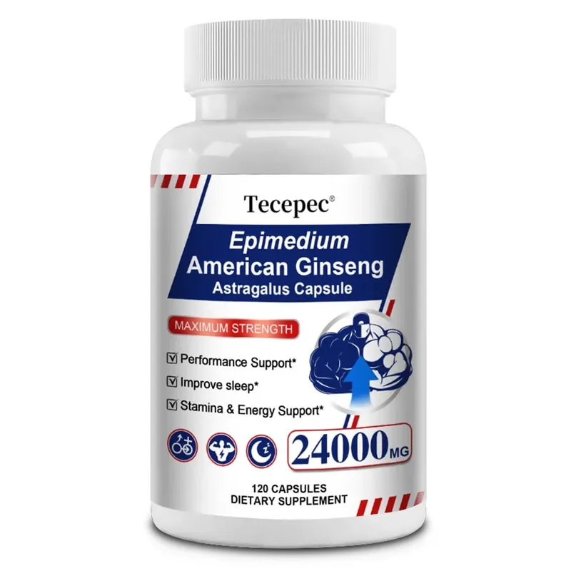 Κάψουλες Ginseng & Astragalus Υποστηρίζει Δύναμη Αντοχή & Ενέργεια Προωθεί τον ύπνο Φυσική Υποστήριξη Ανοσοποιητικού 30/60/120 Κάψουλες