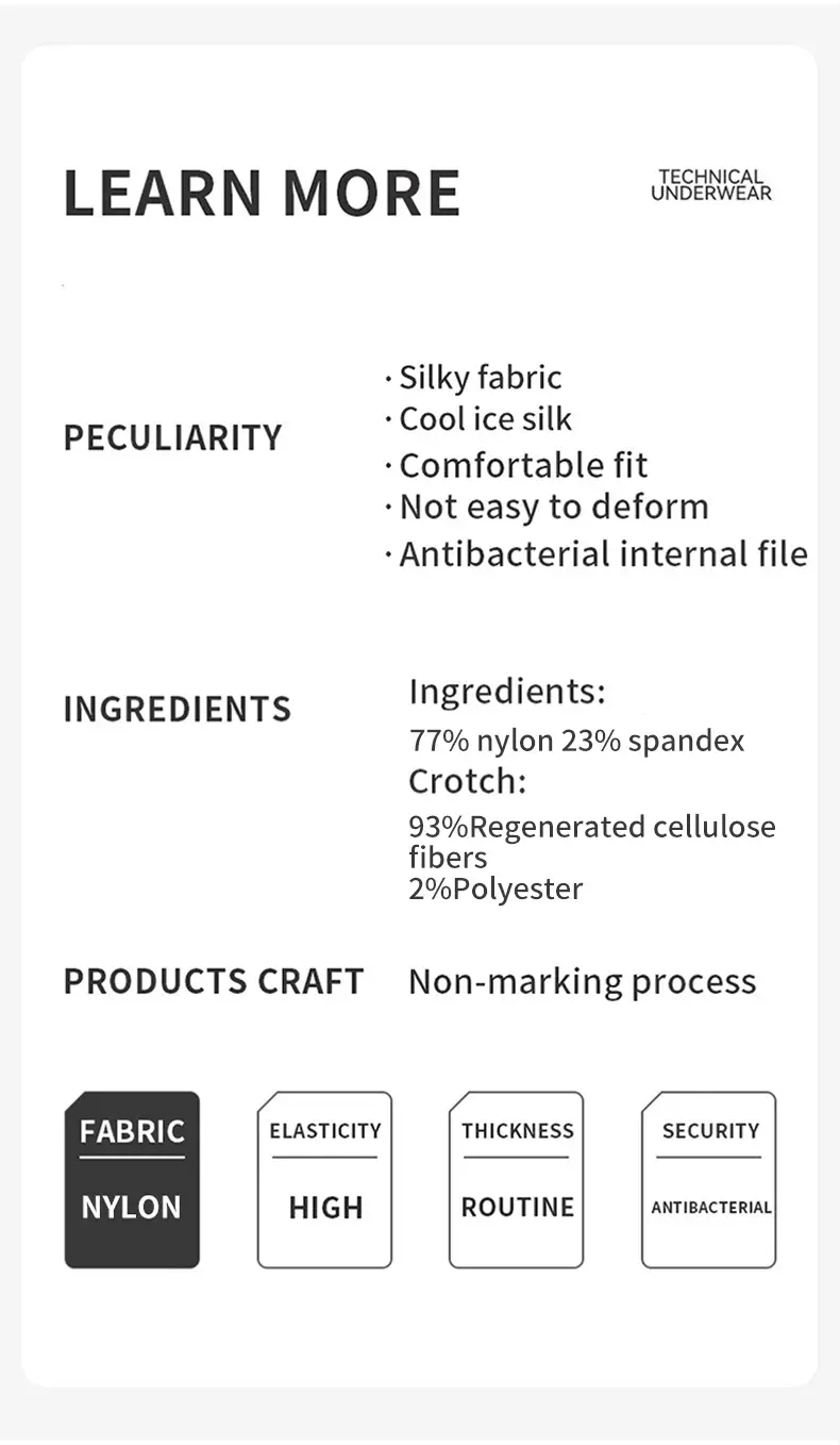 Miiow 3 pçs sem costura de seda gelo boxer roupa interior dos homens verão malha respirável calcinha antibacteriana homem cuecas boxers