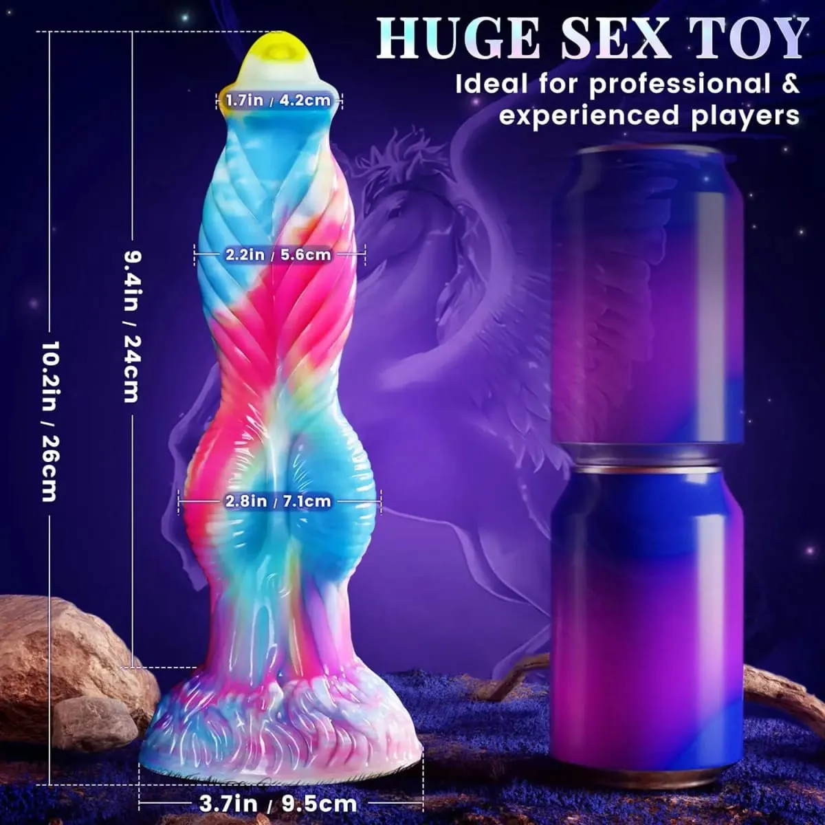 Thrusting Dragon Dildo vibrátor szexjátékok 10" 4IN1 Monster távirányító Vastag vibrátor tapadókorong Dildo anális játékok felnőtteknek szánt termék — image 3