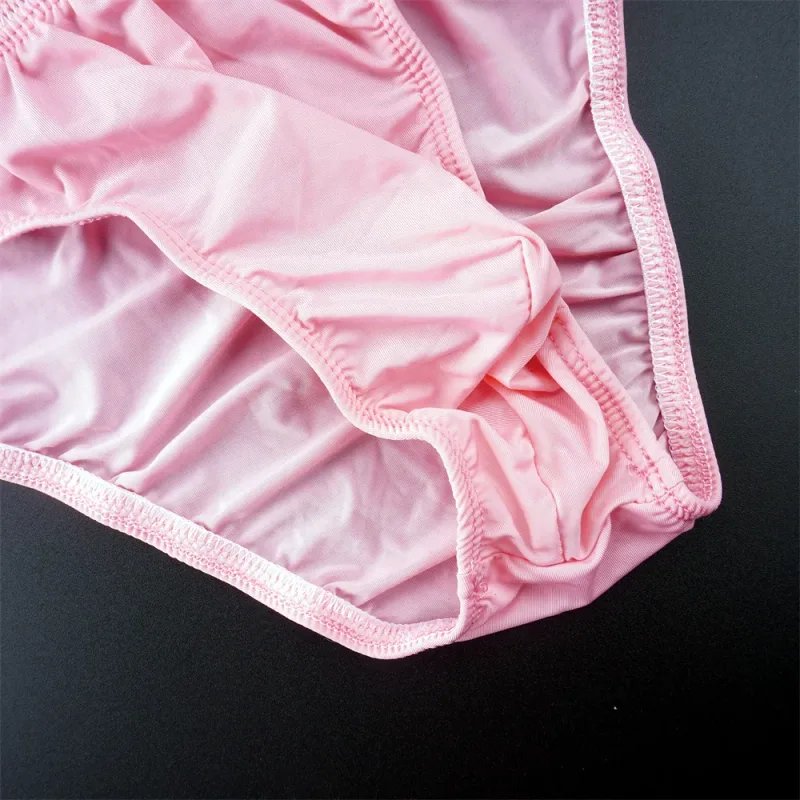 Lalaking Solid na Kulay Ice Silk Seamless Briefs Low Waist U Convex Panties na Panlalaki Ultra-manipis na Kasuotang Panloob na Elastic Mabilis na Tuyong Hininga na Panty — image 16