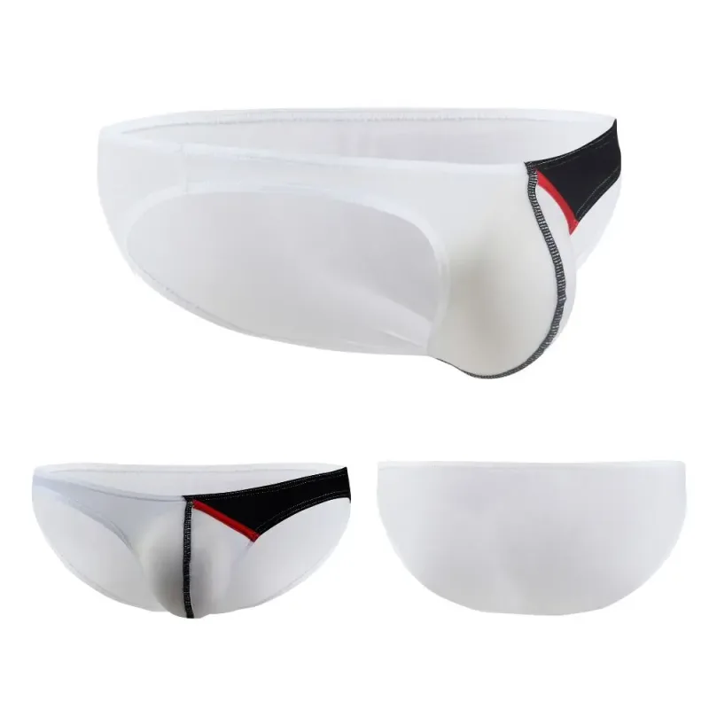 Underpants Thin Men's Triangle Panties Low Waist Lingerie Men's Underwear Breathable Ice Silk Underwear Men — image 10