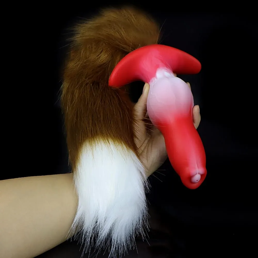 Anális dugó farokkal BDSM felnőtt szex játék Cosplay 18+ anális műpénisz női férfiaknak szilikon puha dugó Meleg szexjátékok parti BDSM-hez — image 3