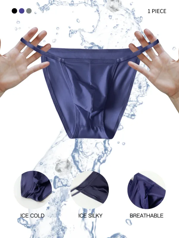 1pc Sexy Men Underwear Briefs Underpants Nylon Quick Dry Men's Briefs Bikini Slip Men's Tanga Briefs Mens Sexy Underwear U Pouch — image 11