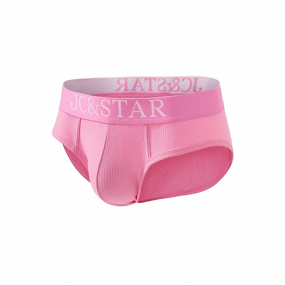 Athletic High Cut Design Mga Panloob na Panloob ng Sexy na Lalaki Mga Panloob na Panloob na Ribbed Cotton Sports Comfort Men Bikini Slip Panlalaking Tanga Briefs — image 16