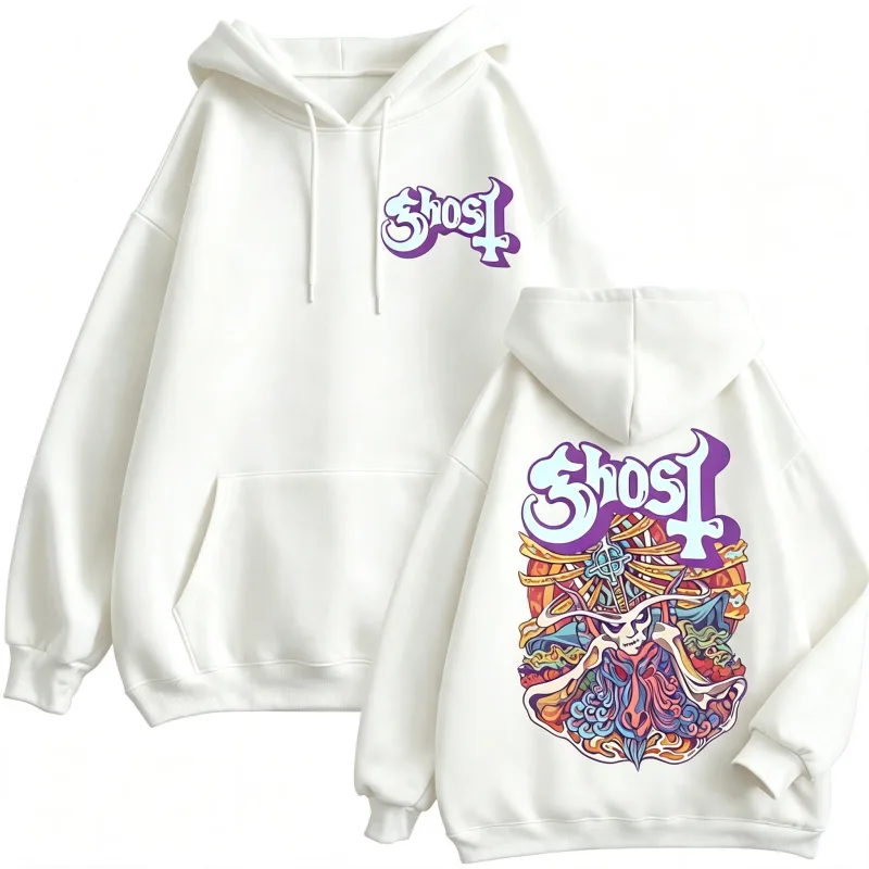 Ghost Band Graphic Zipper Hoodies Men Women Fashion Y2k Oversized Zip Up Sweatshirts Gothic Rock Hip Hop Pullovers Streetwear — image 13