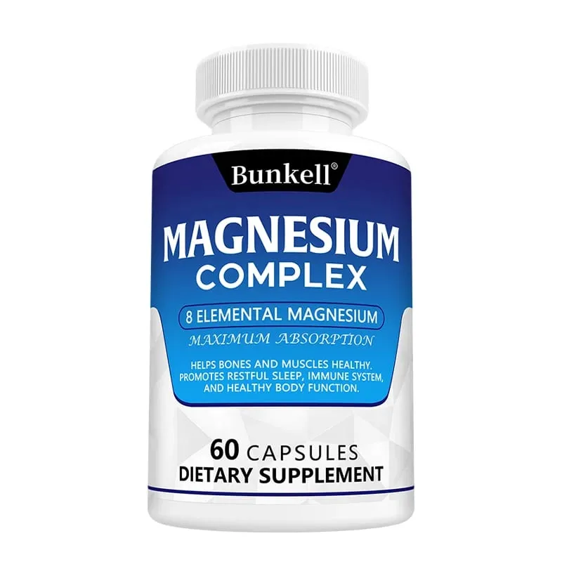 Magnesium Complex 120 kapszula – Csontizmok és szív egészségének kiegészítője, alvástámogató izomlazítás, stressz és szorongás enyhítése — image 10