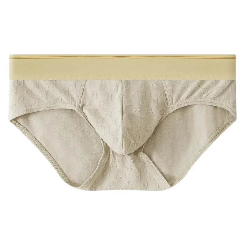 Fashion Men's Underwear Breathable and Comfy Pure Cotton Knit Briefs — image 25