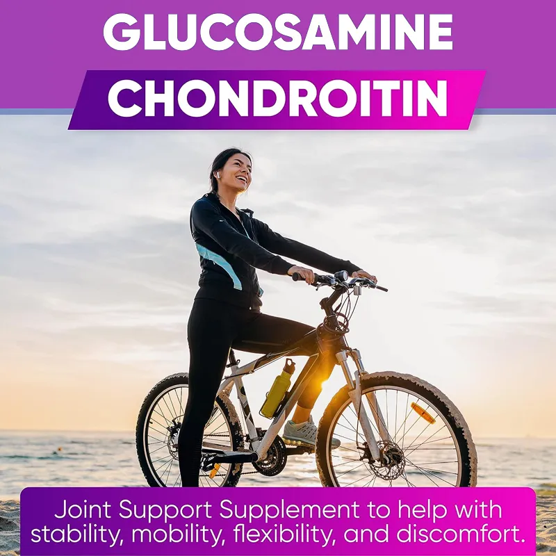 Glucosamine Chondroitin Turmeric MSM - Triple Strength Helps with Joint Mobility Joint Support Supplement Immune Health — image 3