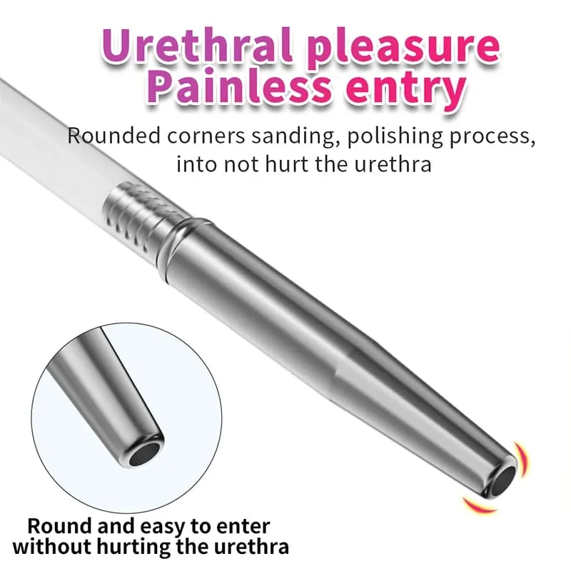 Urethral Toys for Man with Urination Hole Penis Plug Sounding Urethal Inserts Urethra Dilation Catheter Uretral Probe Sex Sh