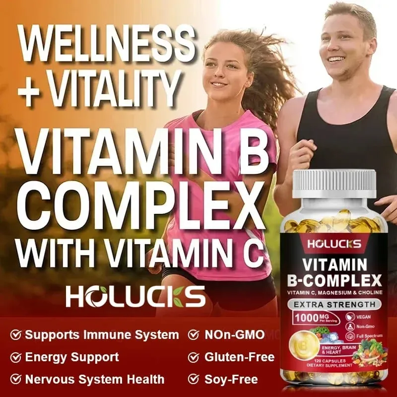 Yimiduk Premium Vitamin B Complex Supplement with Biotin & Folate for Promotes Healthy Hair Skin & Hormone Balance Vegan — image 7