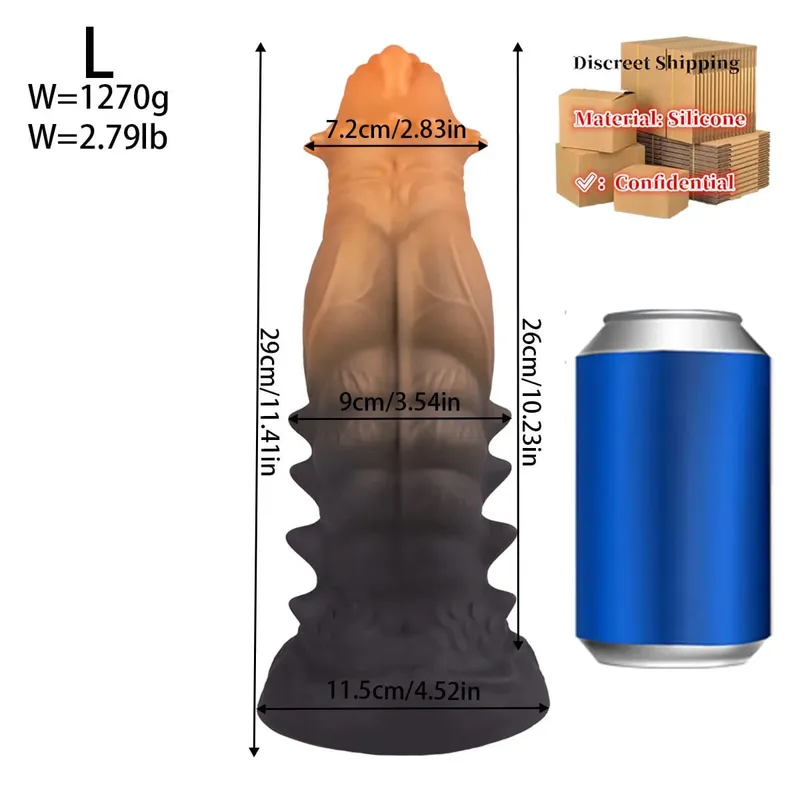 Big Anal Plug Monsters Enlargenmen Prostate Massager Τεράστια πρίζα πρωκτικού διαστολέα Πισινό Πρωκτικό Εκπαίδευση Επέκταση Παιχνίδια σεξ για γυναίκες άνδρες