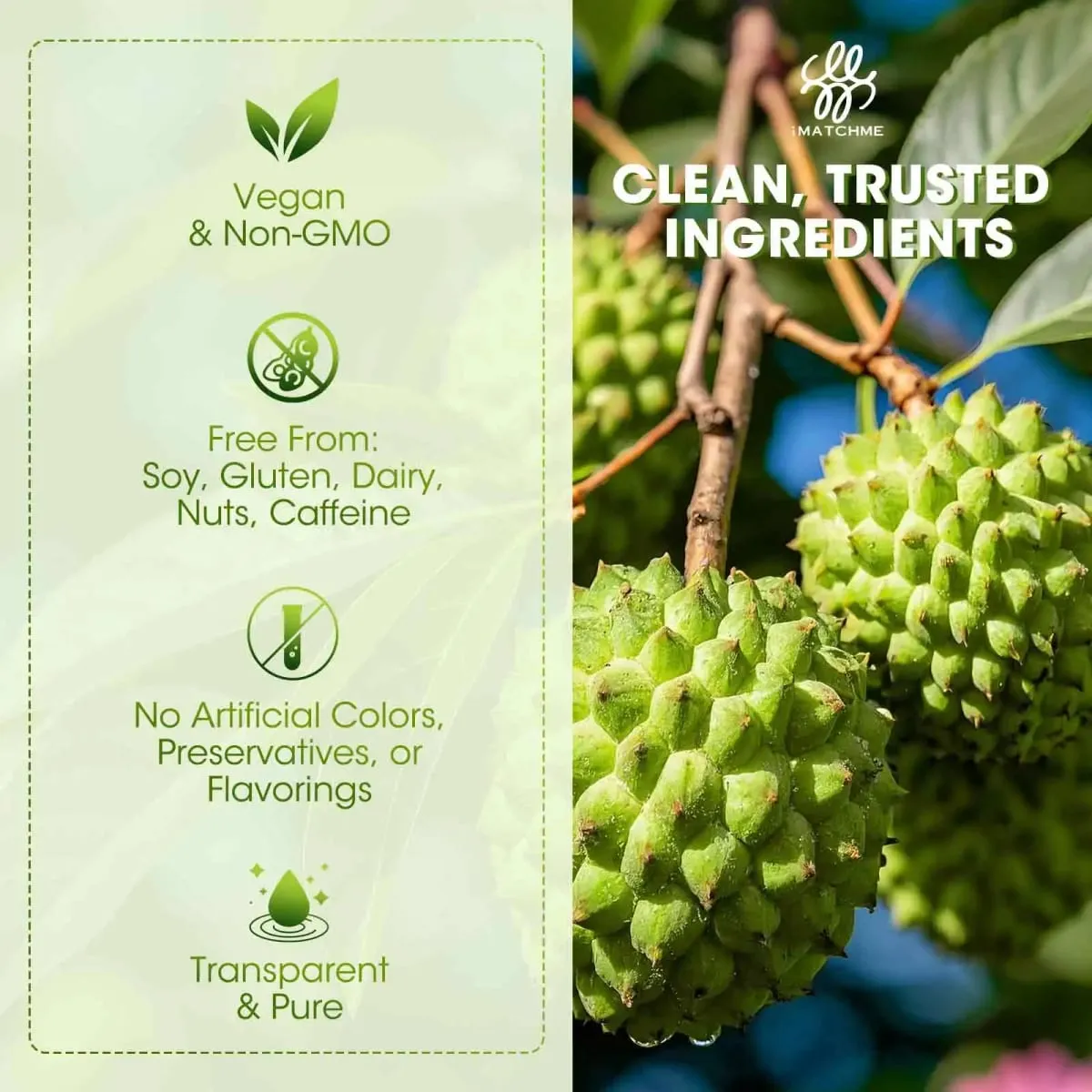 Organic Soursop Graviola Liquid Drops for Natural Antioxidant Cell Support & Regeneration Immune Boost Rich in Multivitamin