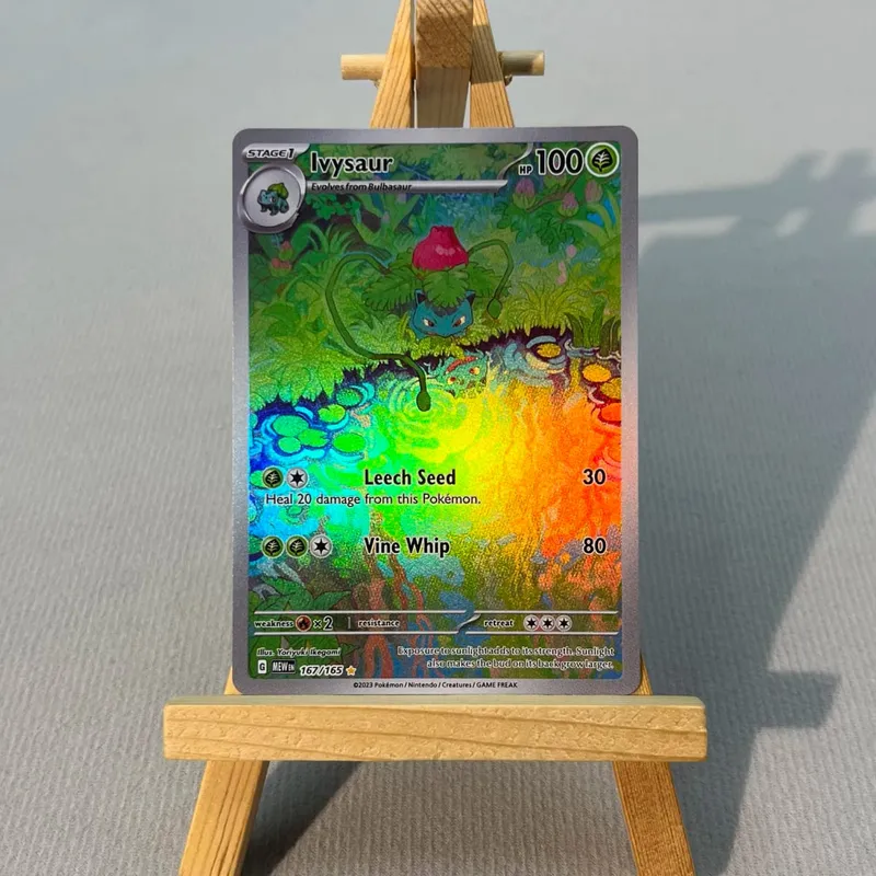 MEW PTCG13-003 Tcg proxy PKM Cards Charizard ex Bulbasaur Charmeleon Rare Collection Battle Toys Δώρα για χόμπι στο σπίτι