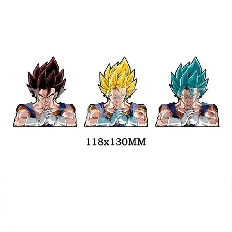 Autocollant lenticulaire 3D Anime Goku Vegeta, décalcomanies imperméables pour voiture, réfrigérateur, planche à roulettes, etc. cadeaux pour enfants — image 33