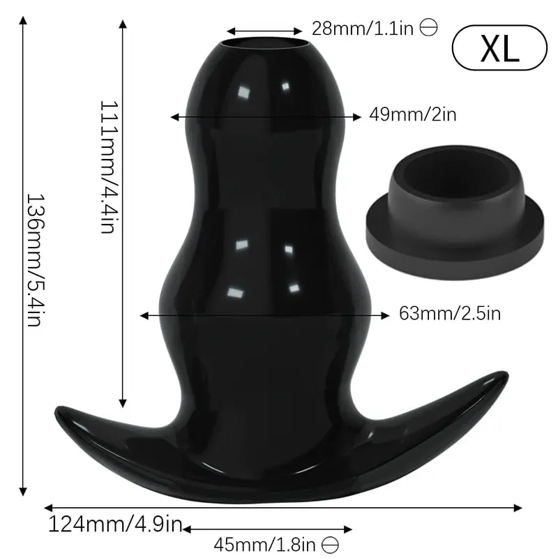 5 Sizes Hollow Anal Plug/Dilator/Dildo Soft Speculum Prostate Massager Butt Plug Set Intimate/Enema Sex Toys For Women Men Gay