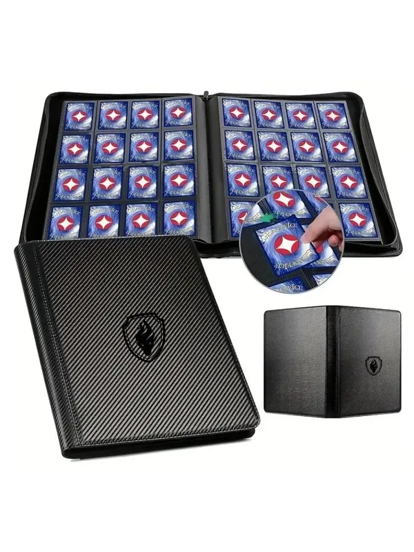 1024 Pockets Trading Card Binder Premium 16 Pockets Θήκη για κάρτες Φάκελοι Πλαϊνή φόρτωση Κάρτας Άλμπουμ για Sport Game Card