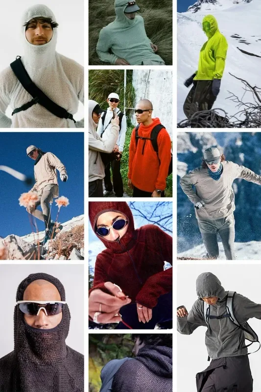 Thermolite® 四季保暖連帽衫男女通用輕速乾套頭運動衫透氣冬季中層運動服 — image 3