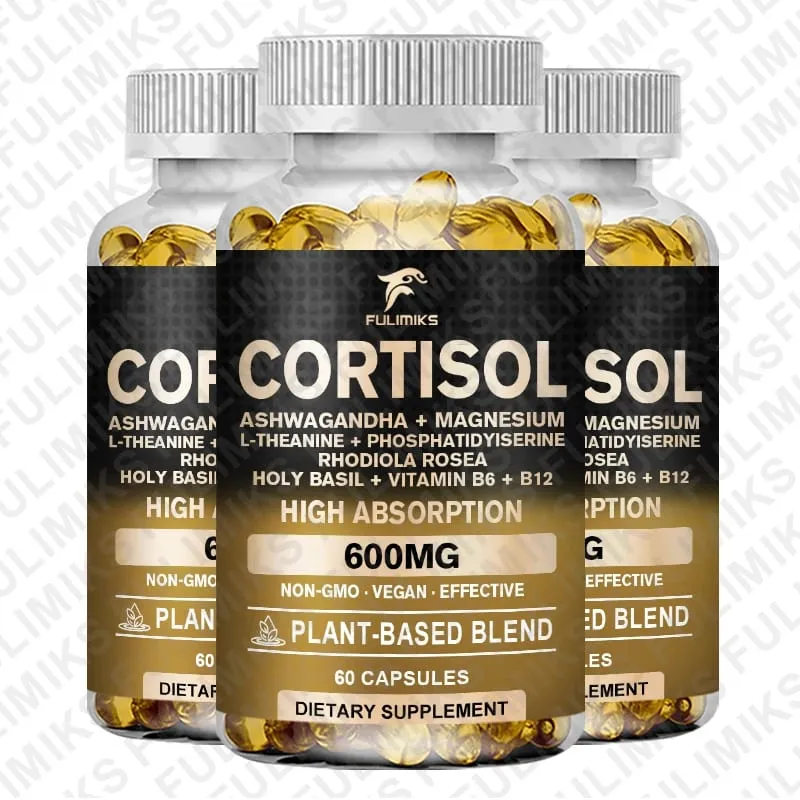 Kortizol-kiegészítő Szent bazsalikom | Ashwagandha | Rhodiola | L-Theanine növényi alapú hormonegyensúly – hangulatfókusz és alvástámogatás — image 9