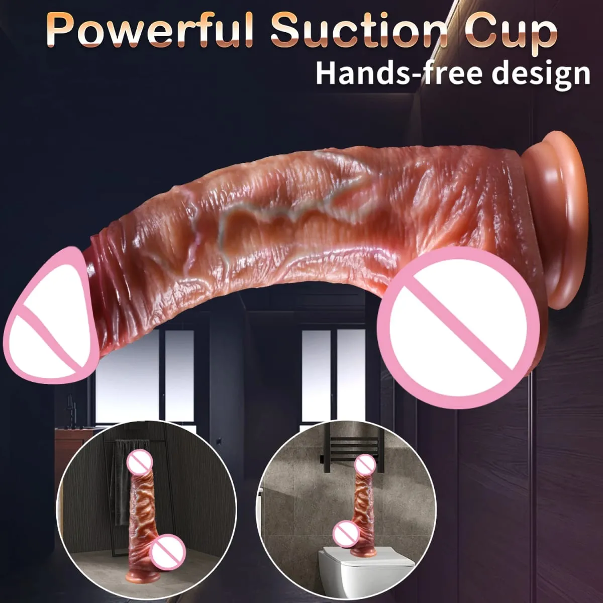 Strapon Big Penis Realistic Dildos Skin Sliding Foreskin Testicles Dildo Anal Vaginal Dick Plug Adult Sex Toys for Women