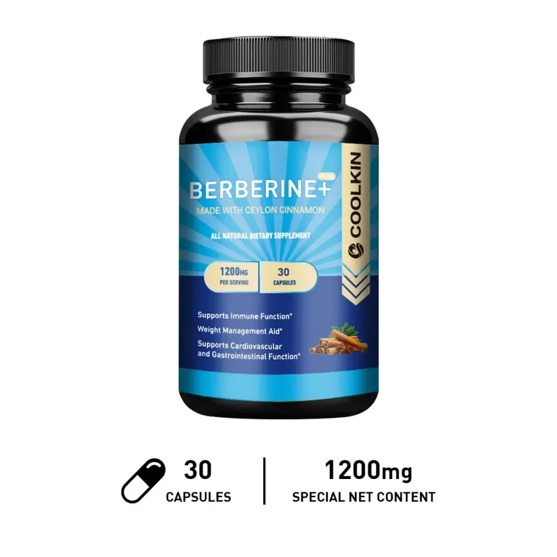 Prémium Berberine HCl 1200 Mg Plus Organic Ceylon Fahéj - Immunrendszert támogató testtömeg-kiegészítő — image 9