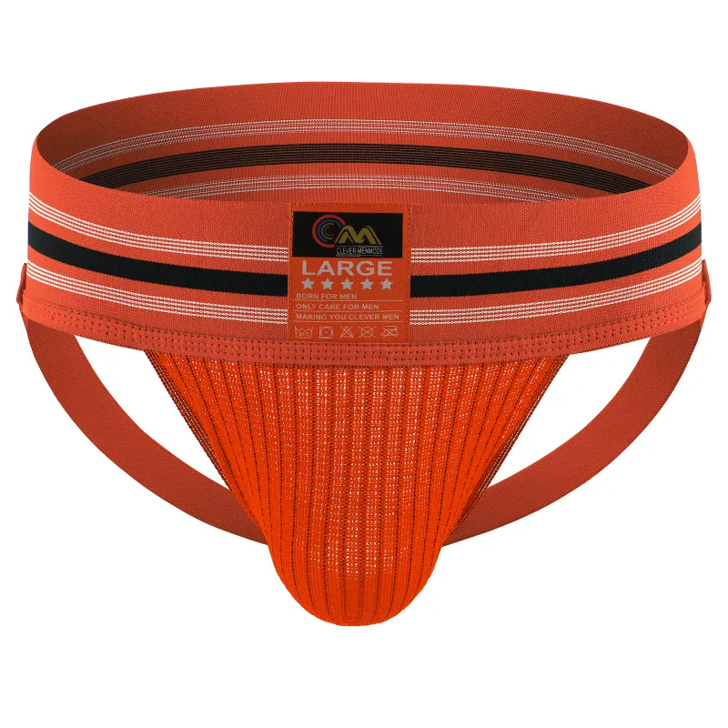Men Underwear Athletic Jock Strap Supporter Classic Thong Elastic Wide Waistband Underpants Breathable Jockstrap Sexy Lingerie