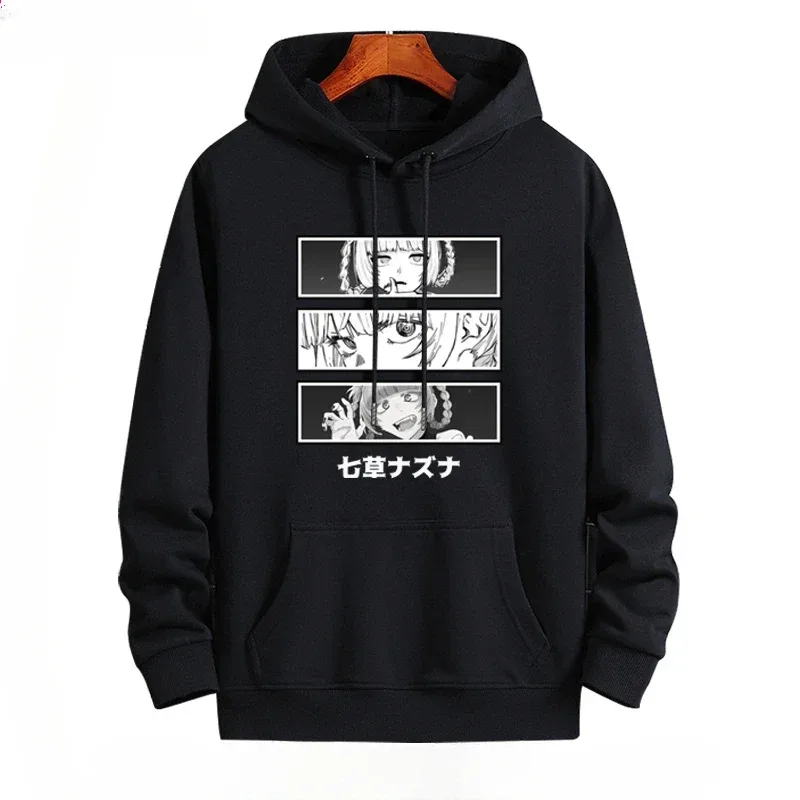 Y2K GECENİN anime ÇAĞRISI NAZUNA Nanakusa Komik Kapüşonlu Hip Hop Baskılı Sweatshirt Poleron Hombre Sokak Giyimi Harajuku Eşofman Takımı — image 12