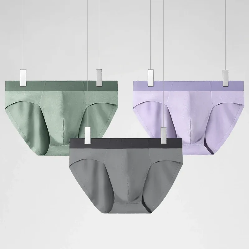 Herrunderkläder Herr Modal sömlösa shorts slimmade sexiga sommar tunna triangelshorts med huvud bekväma och andas — image 3