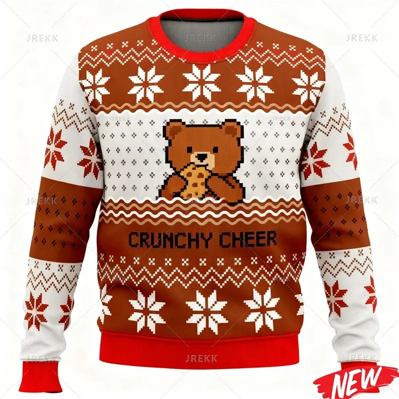 Cute Animal Ugly Christmas Sweater Men Women Fashion 3d Printed Merry Christmas Sweatshirt Colorful New Year Pullover Hoodies