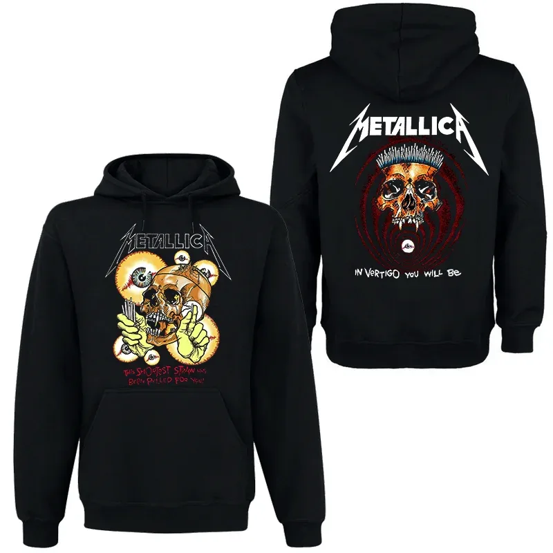 Band Rock Dark Wind Hoodie Herr Street Hip Hop Top Bekväm huvtröja Höst_Vinter Personlighet Herrkläder — image 3