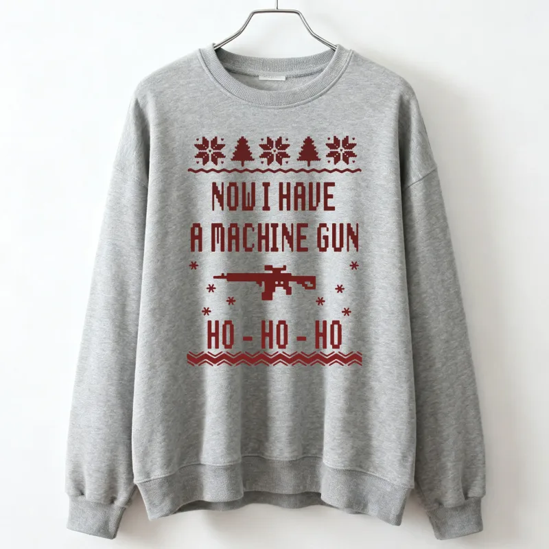 Nu har jag ett maskingevär Die Hard Mclane Naktomi Plaza Unisex Jumper Sweater Herr Dam Nyhet i Tröjor & Sweatshirts Pullover — image 2